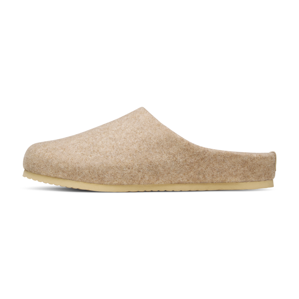 Wool Slipper - Light Tan