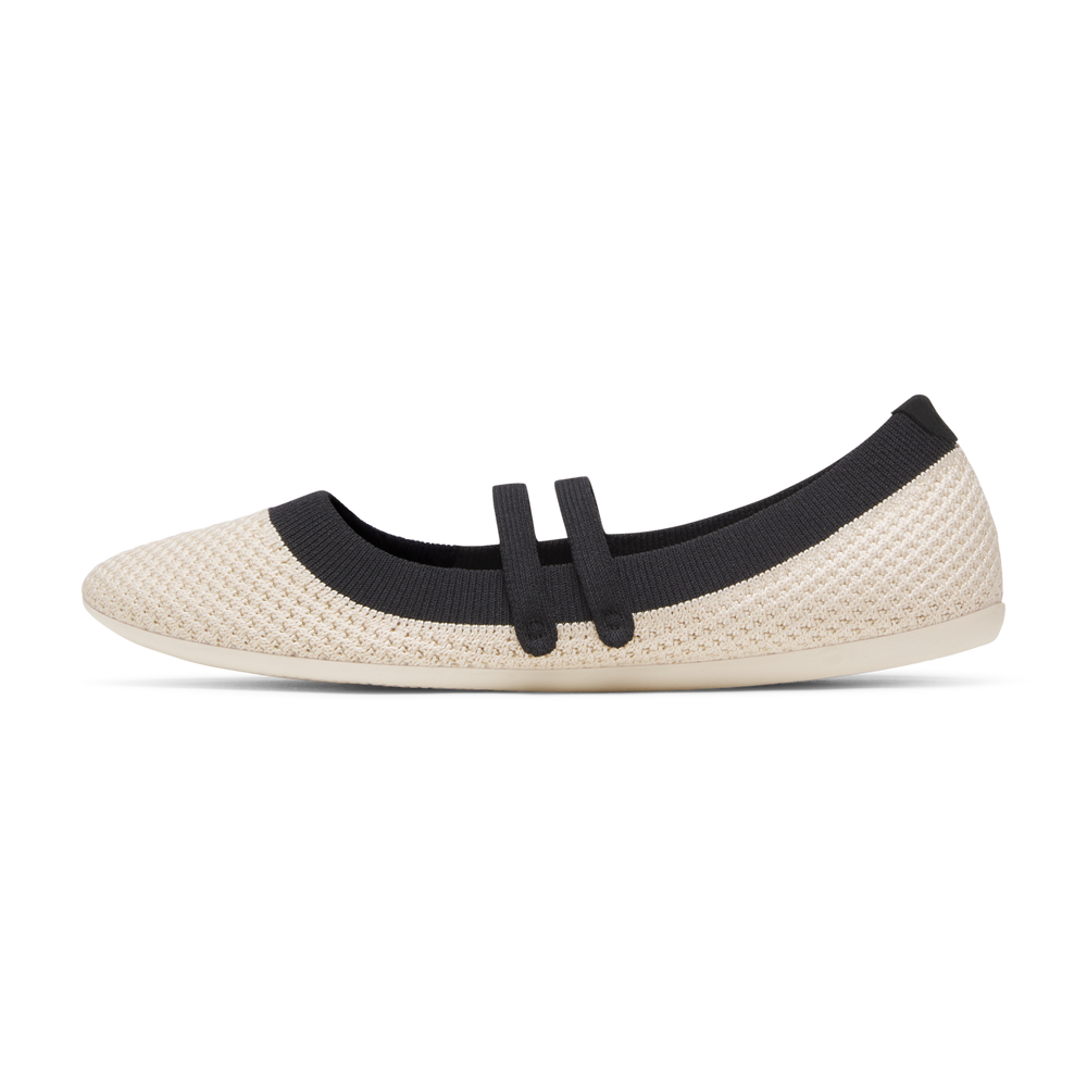 Women's Breezer Mary Jane - Warm White/Natural Black (Warm White Sole)