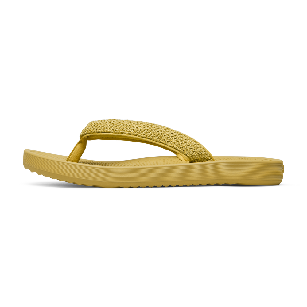 Women's Flip Flop - Mid Yellow