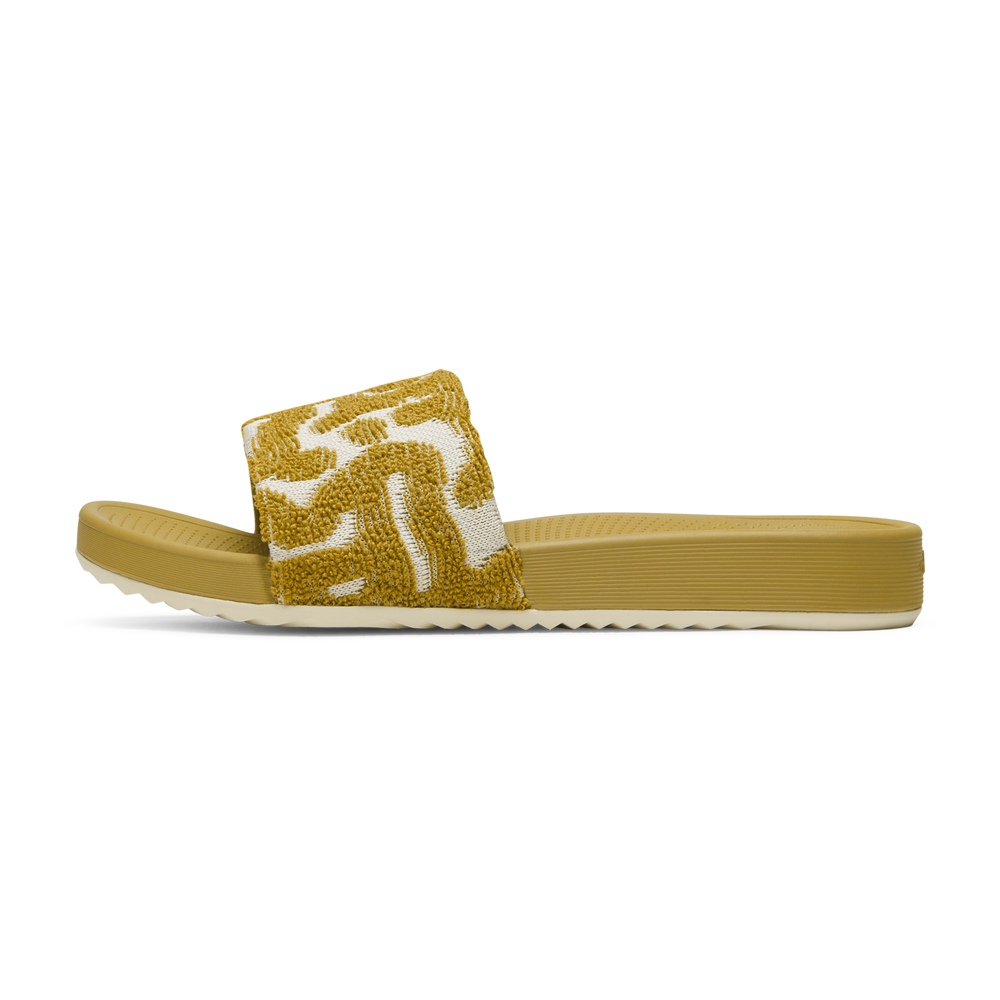 Women's Slide Terry - Ochre/Warm White (Ochre Sole)